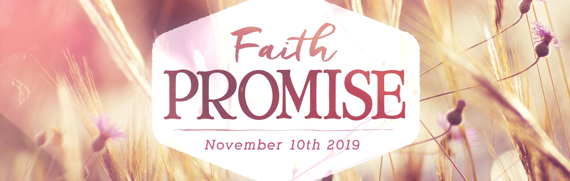 Faith Promise Sunday – Welcome To Fairlawn Nazarene Church